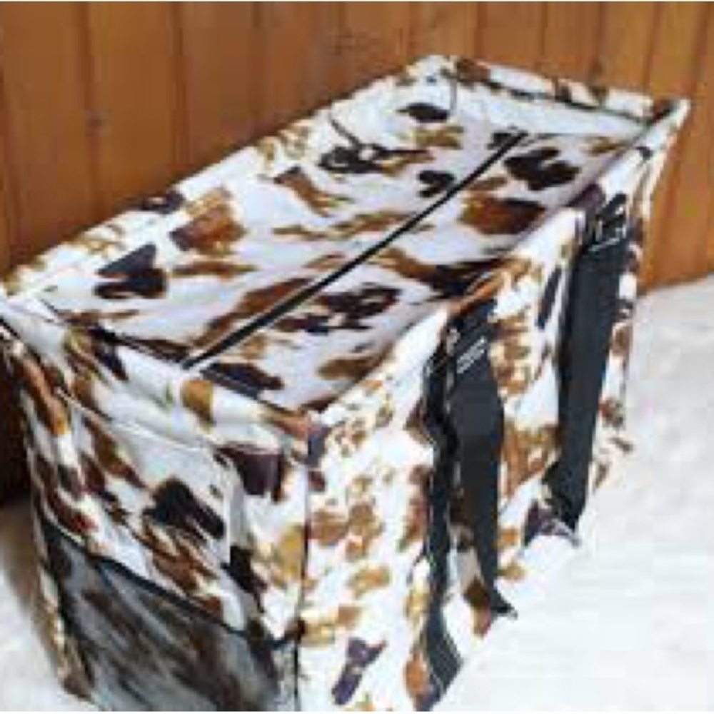 Brand New NGIL Cow Print Mega Shopping Utility Tote